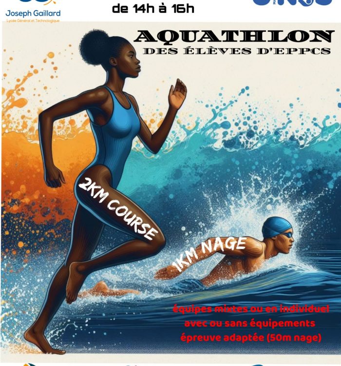 L’Aquathlon, le défi de l’Eau et de la Course, le Mercredi 13 Mars !